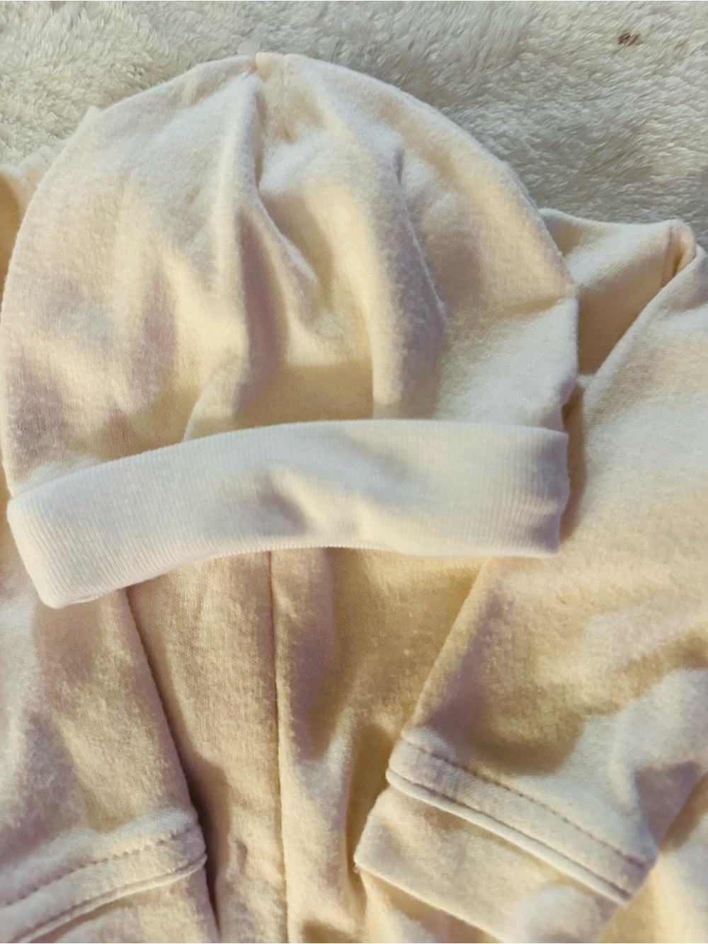Kids Cream Matching Set with Crew & Scoop Necks
